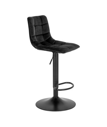 MIDDELFART Chaises de Bar Noir - lot de 2 les ctes