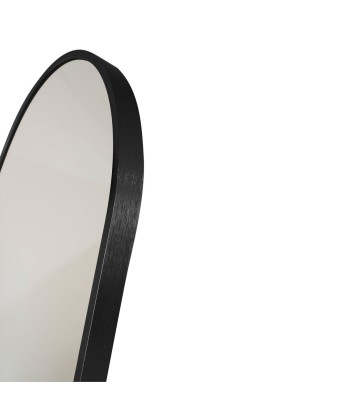 MADRID Miroir aluminium sur pieds - Noir 150 cm Comparez plus de prix