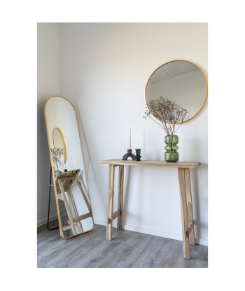 MADRID Miroir aluminium sur pieds - Laiton - 150 cm vous aussi creer 