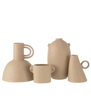 RENAISSANCE - Pichet décoratif Céramique Beige - 24 cm de haut en ligne