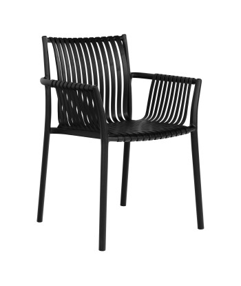 TULSA - Chaises de jardin Noir -  Lot de 2 Découvrez la collection