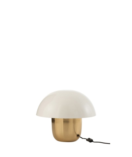 MUSHROOM - Lampe Champignon - blanc/or - Petite H35 cm Dans la société mordern