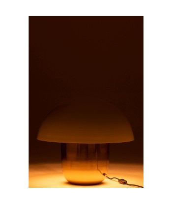 MUSHROOM - Lampe Champignon -blanc/or - Grande H 45 cm solde