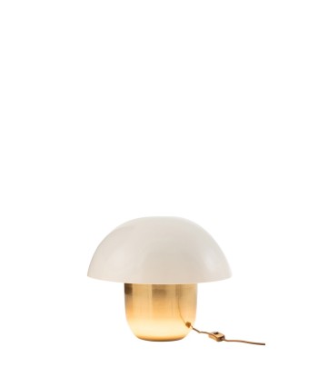 MUSHROOM - Lampe Champignon - blanc/or - Petite H35 cm Dans la société mordern