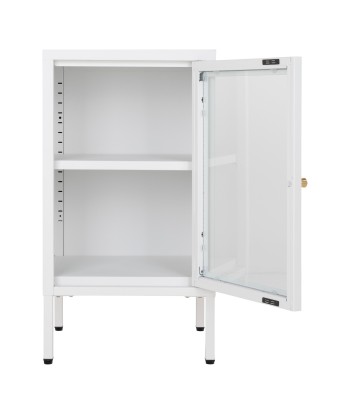 DALBY Armoire chevet - Blanc H70 cm Profitez des Offres !