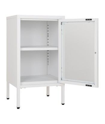 DALBY Armoire chevet - Blanc H70 cm Profitez des Offres !