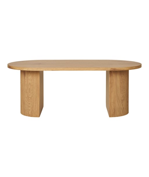 BOAVISTA - Table basse ovale naturel - H 45 cm pour bénéficier 