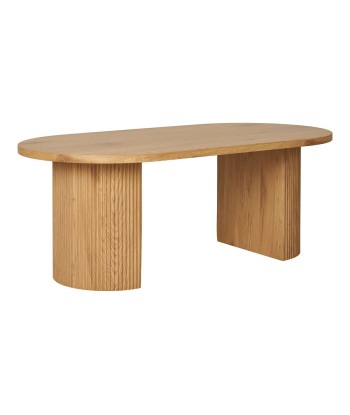 BOAVISTA - Table basse ovale naturel - H 45 cm pour bénéficier 