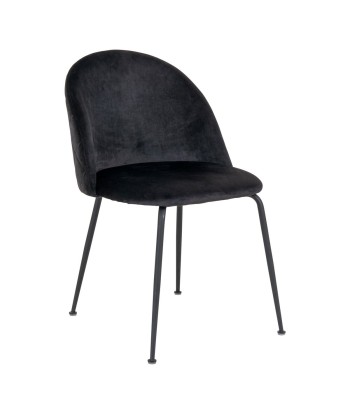 GENEVE - Chaise de salle à manger Noir/Noir  - lot de 2 store