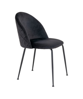 GENEVE - Chaise de salle à manger Noir/Noir  - lot de 2 store