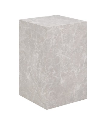 PRAGUE - Table d'appoint, aspect marbre, beige, 30x30x50 cm Fin de série