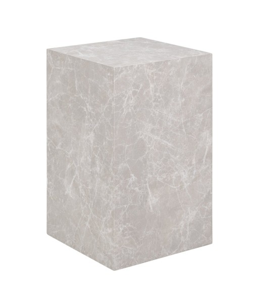 PRAGUE - Table d'appoint, aspect marbre, beige, 30x30x50 cm Fin de série