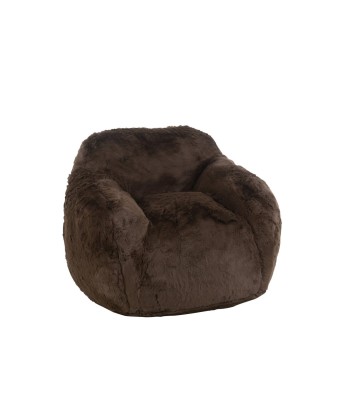 CUTIE -  Fauteuil fausse fourrure Brun acheter