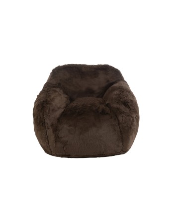 CUTIE -  Fauteuil fausse fourrure Brun acheter