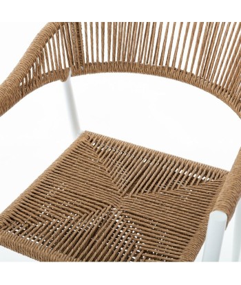 Chaise de jardin Neska ii Blanc Synthétique Aluminium 56 x 59,5 x 81 cm est présent 