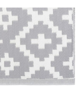 Tapis d’extérieur Paros 160 x 230 x 0,5 cm Gris polypropylène store