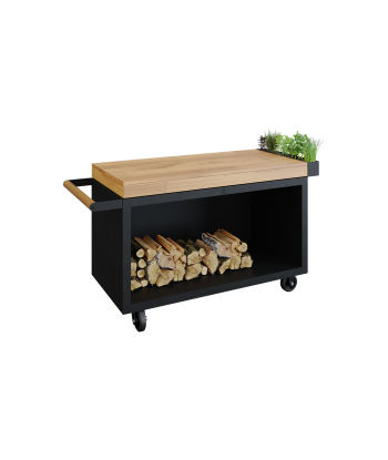 OFYR 135 PRO - Mise en Place Table Black Bois de Teck hantent personnes