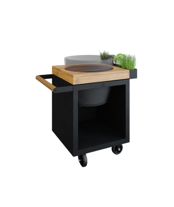 OFYR Kamado Table Black 65 - PRO Bois de Teck BGE JUSQU'A -70%! 