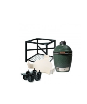 Pack MEDIUM Big Green Egg - avec table modulaire et conveggtor hantent personnes