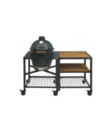 Pack MEDIUM Big Green Egg  - Ensemble Egg + Table modulaire + Meuble 3 etageres (155 x 76 cm) Voir les baskets