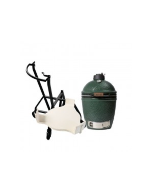 Pack Big Green Egg LARGE - Chariot  à roulettes et conveggtor Voir les baskets