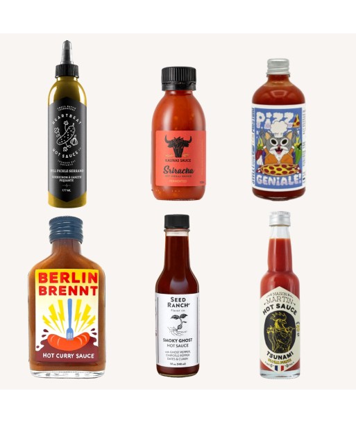 Pack Hot Ones - 6 sauces 🔥🥵 suggérées chez