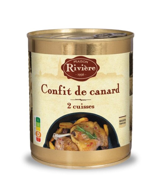 Cuisses de canard confites en conserve Paris Déstockage Promo