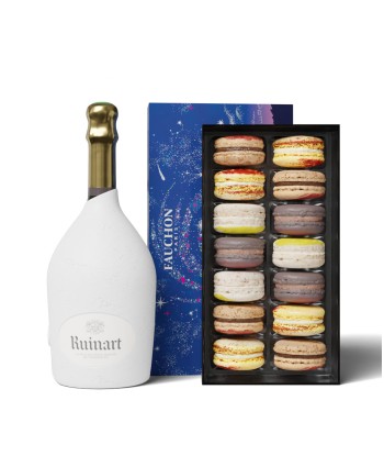 Duo Macarons de Noël & Champagne Ruinart Profitez des Offres !