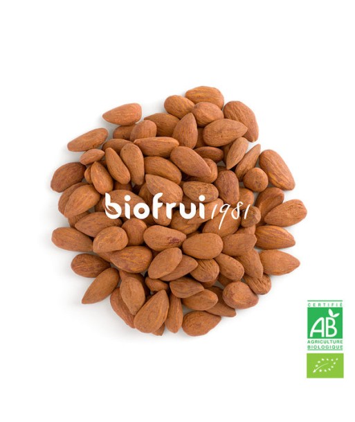 Biofrui 1981 -- Amande complète nature bio Vrac (origine Espagne) - 5 kg Faites des économies