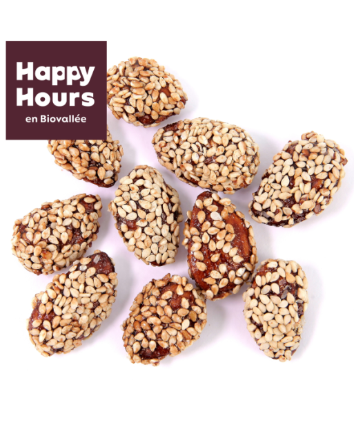 Happy Hours En Biovallée -- Amande sésame miel Vrac - 5 kg Les êtres humains sont 