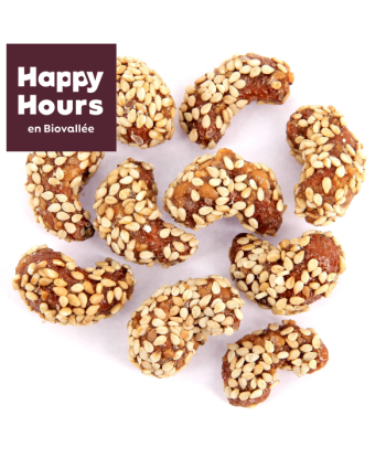 Happy Hours En Biovallée -- Cajou sésame miel Vrac - 5 kg l'évolution des habitudes 