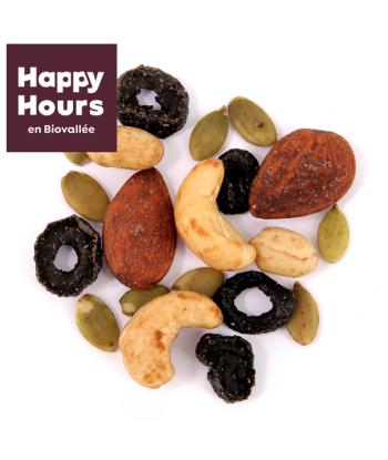 Happy Hours En Biovallée -- Mélange apéro olive bio Vrac - 5 kg brillant des détails fins