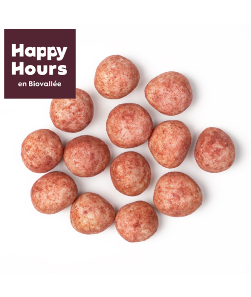 Happy Hours En Biovallée -- Noisette choco blanc framboise bio Vrac - 5 kg d'Europe débarque