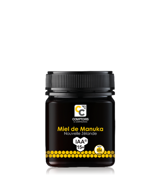 Comptoirs & Compagnies -- Miel de manuka iaa15+ (mgo 514) (origine  Nouvelle zélande) - 250 g Comparez plus de prix