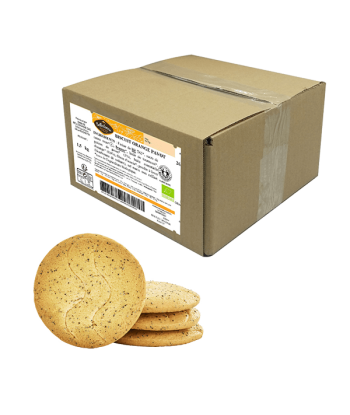 Belledonne -- Biscuit orange et graines de pavot bio Vrac - 3 kg Paris Déstockage Promo