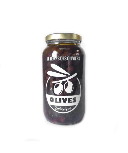 Le Temps Des Oliviers -- Olives kalamata entières bio Vrac (origine Grèce) - 2.85 kg ou a consommer sur place