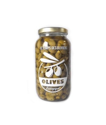 Le Temps Des Oliviers -- Olives vertes farcies amandes bio Vrac (origine Grèce) - 2.8 kg shop