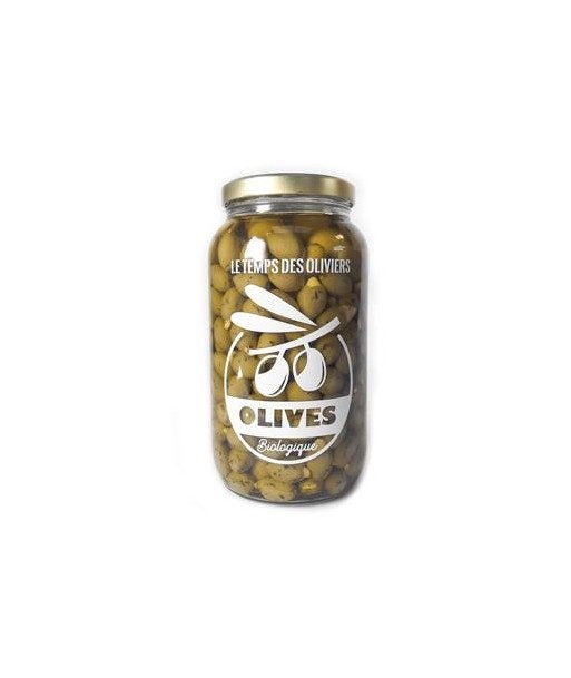 Le Temps Des Oliviers -- Olives vertes farcies ail bio Vrac (origine Grèce) - 2.8 kg les ctes