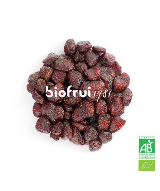 Biofrui 1981 -- Fraise senga des alpes dinariques séchée entière bio Vrac (origine UE) - 1 kg Venez découvrir notre 