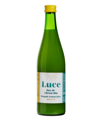 Luce -- Jus de citron jaune bio (origine UE) - 50 cl x 12 rembourrage situé sous