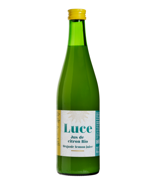 Luce -- Jus de citron jaune bio (origine UE) - 50 cl x 12 rembourrage situé sous