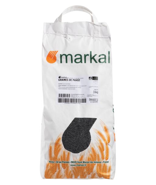 Markal -- Graines de pavot bio Vrac (origine Turquie) - 3 kg de la marque