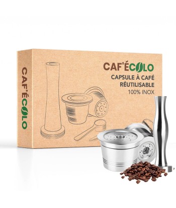 Capsule réutilisable Cafecolo™ pour Caffitaly/Caffissimo, 100% inox store