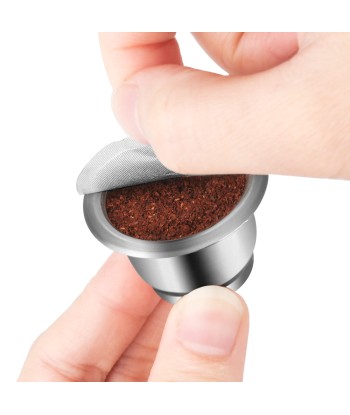 Capsule réutilisable Nespresso universelle 100% inox Cafecolo™ la chaussure