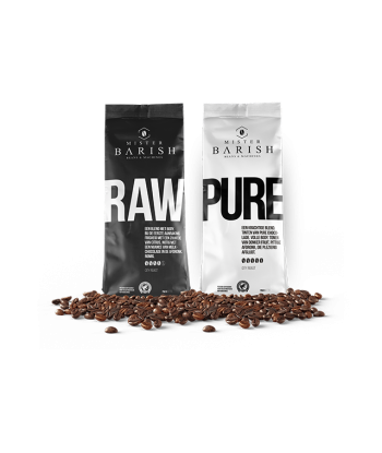 RAW & PURE - Café en grains Mister Barish - 2 x 750 g suggérées chez