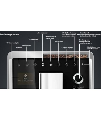 Melitta CI Touch F630-102 avec 49 € de café offert l'achat 