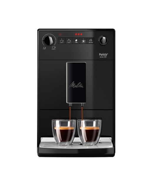 Melitta Purista Pure Black - F230-002 avec 33 € de café offert store