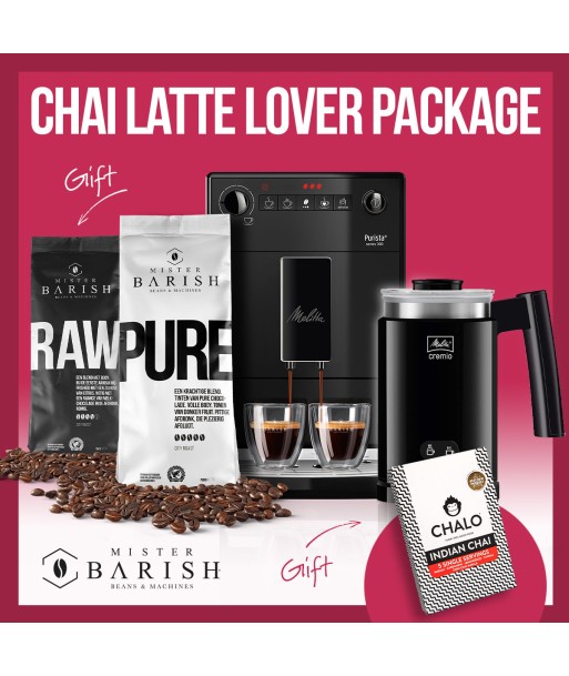 Melitta Purista Pure Black - Pack Chai Latte Lover – avec 37 € de café & Chalo Chai offerts 50-70% off 