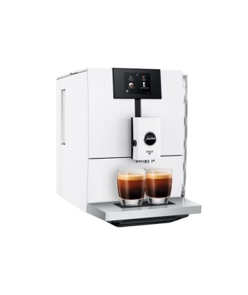 JURA ENA 8 Touch Full Nordic White (EC) avec 49 € de café offert et 2+1 an extra de garantie JUSQU'A -70%! 