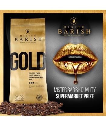 GOLD – Mister Barish – café en grains – 750 g une grave pollution 